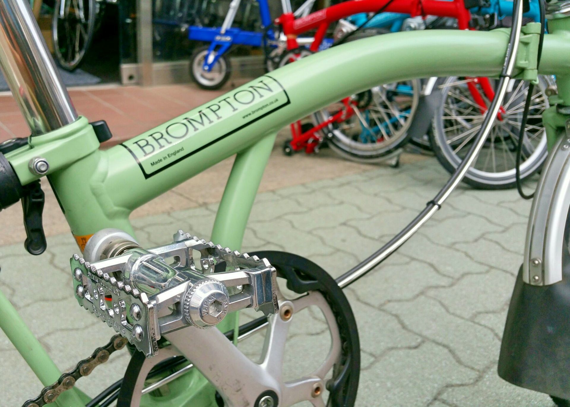 ブロンプトンS6 フェンダーレス セージグリーン - 自転車本体