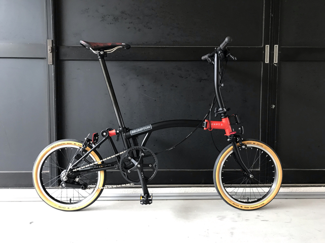 BROMPTON CHPT3 V2(チャプタースリー) レッドパーツカスタム: サイクル