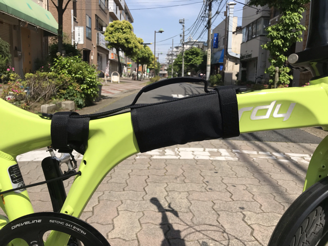 birdy用持ち手付きフレームカバーはおかげさまで大好評 初回入荷分が少なくなってきました: サイクルハウスしぶや スタッフブログ