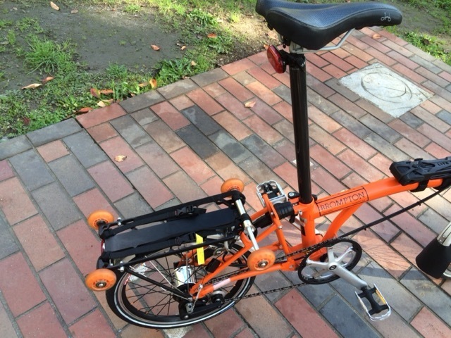 BROMPTON用　リヤキャリア 　by サイクルハウス しぶや Brompton × リアキャリア】サイクルハウスしぶやオリジナル CNC